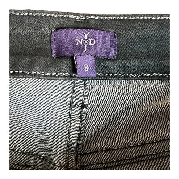 NYDJ Womens Jeans Not Your Daughters Jeans Stretch Leggings Charcoal Gray Grey 8 - Picture 3 of 7